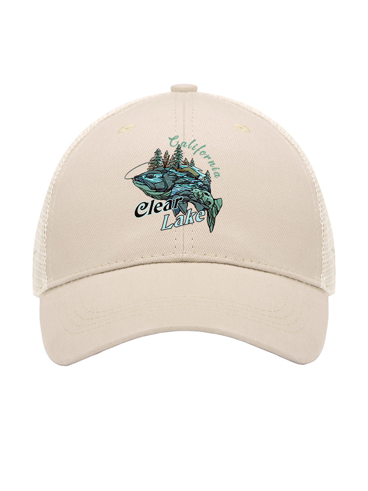Reel Moments at Clear Lake Mesh Velcro Hat