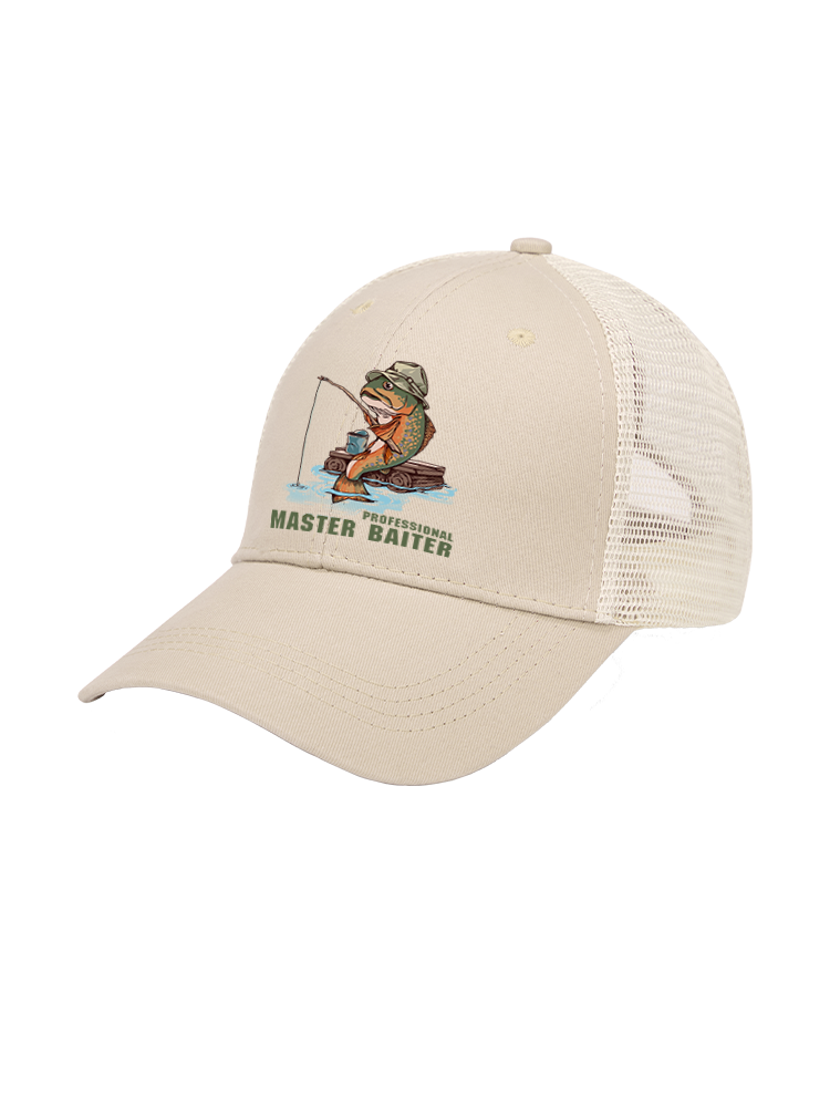 Professional Master Baiter Mesh Velcro Hat