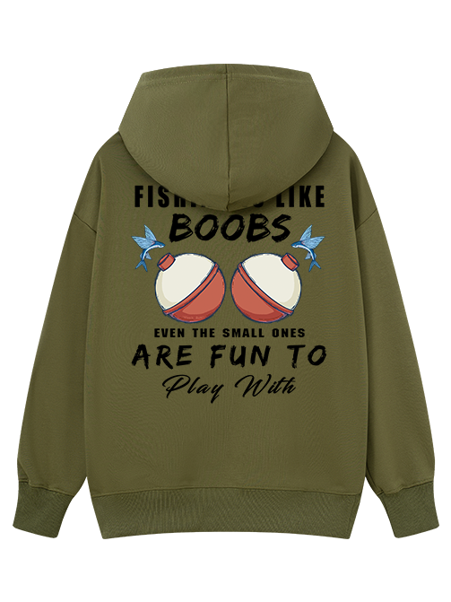 Fishing is Like Boobs Classic Hoodie