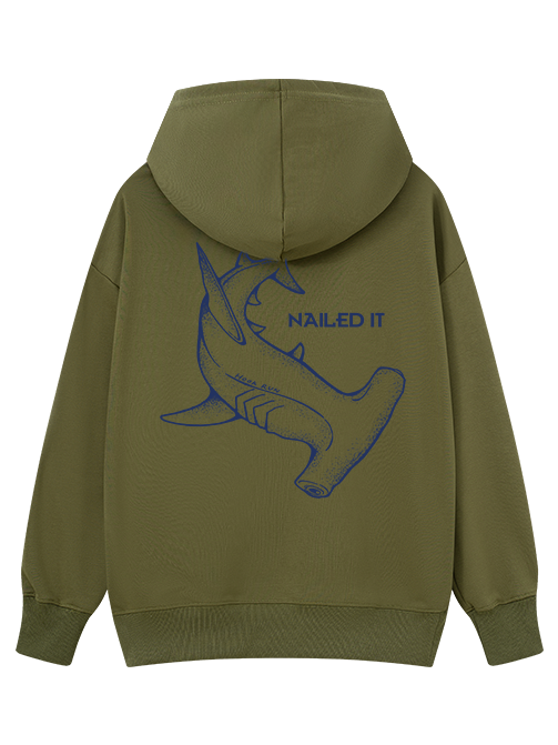 Nailed It Funny Hammerhead Shark  Classic Hoodie