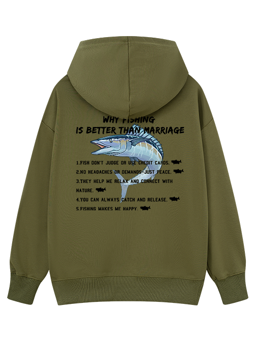 Fishing Over Marriage Classic Hoodie