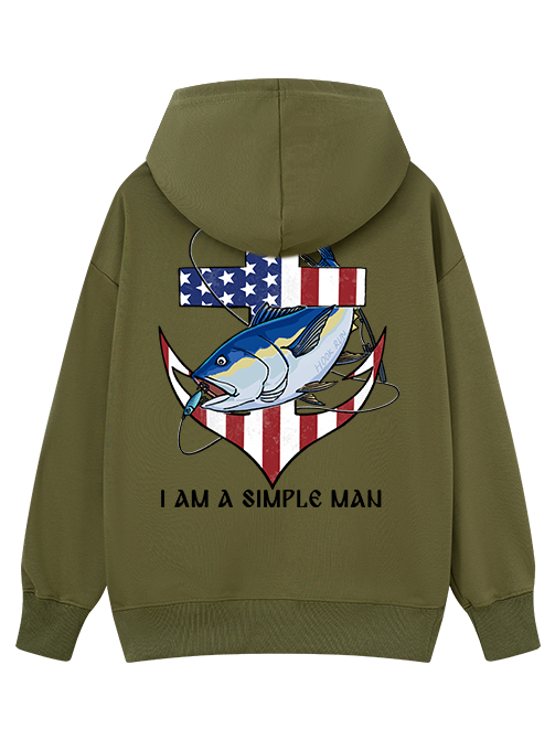 Simple Man Strong Faith Classic Hoodie