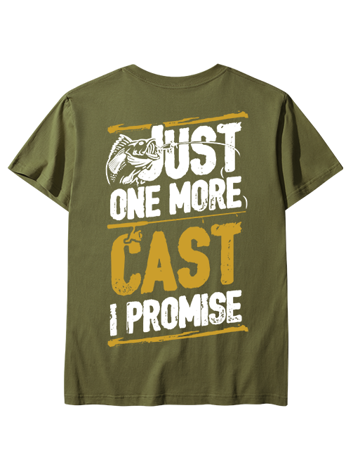 Just One More Cast Fishing Unisex Classic Cotton Tee