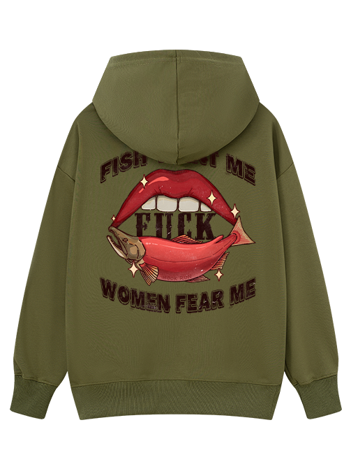 Fish Want Me Women Fear Me Classic Hoodie