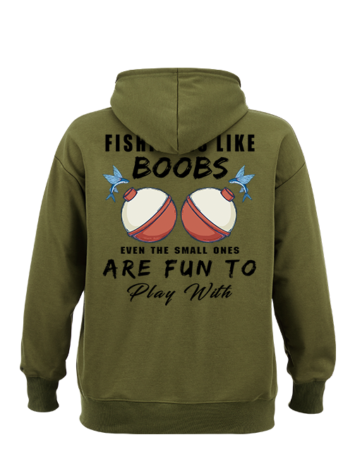 Fishing is Like Boobs Classic Hoodie