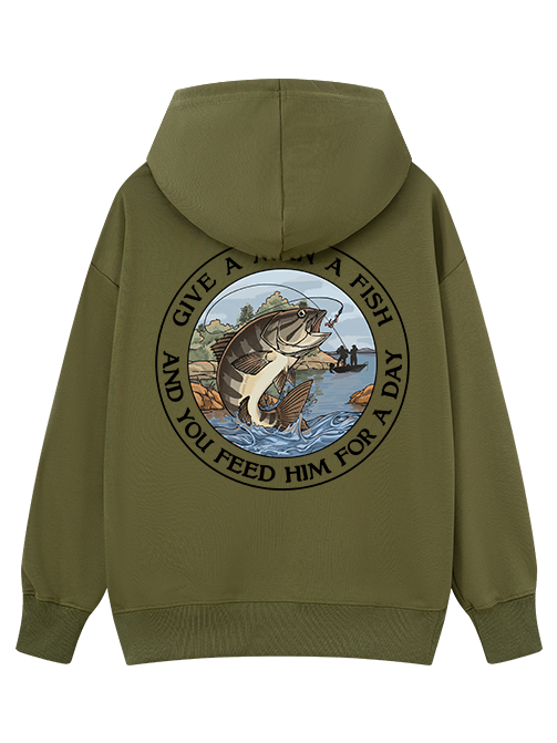 Fishing Over Giving Classic Hoodie