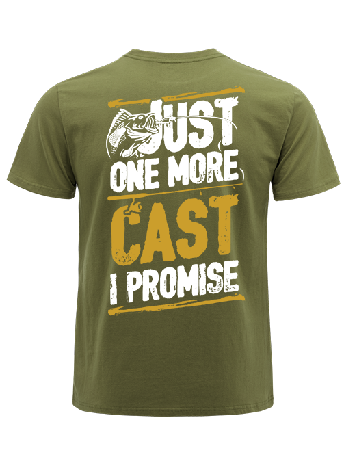 Just One More Cast Fishing Unisex Classic Cotton Tee