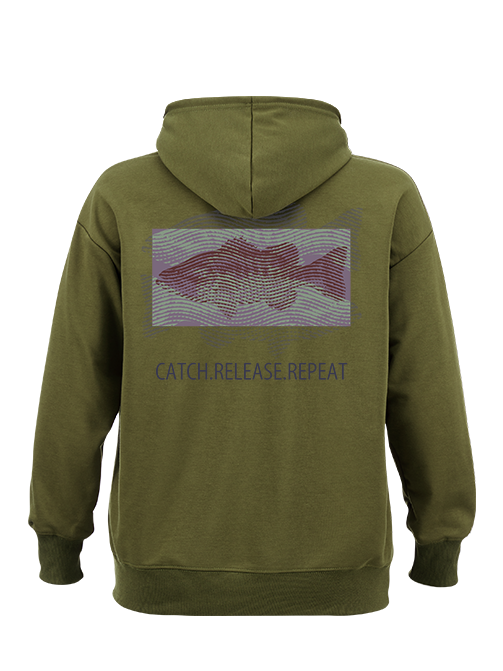 Fishing Dreams in Fingerprints Classic Hoodie