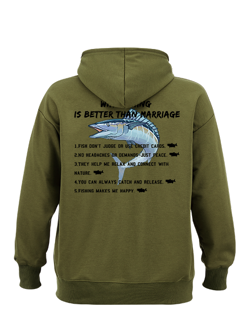 Fishing Over Marriage Classic Hoodie
