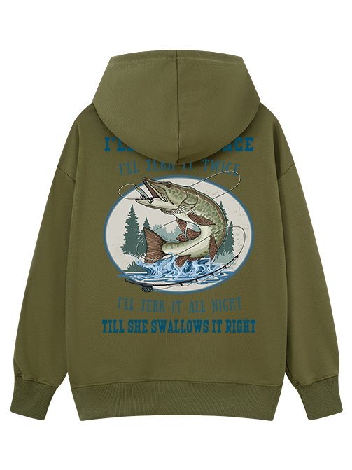 Keep Jerking Till She Bites Classic Hoodie