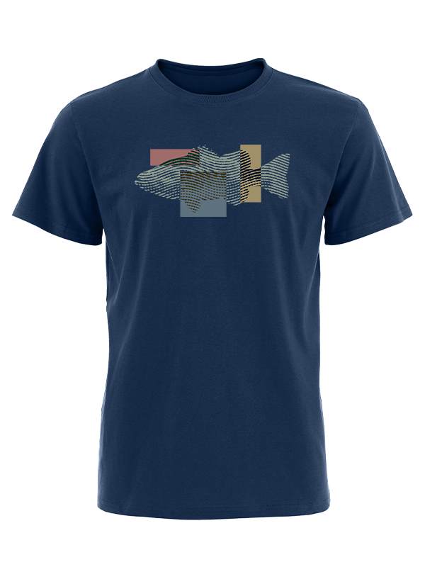 Fishing Dreams in Fingerprints Vintage Cotton Tee