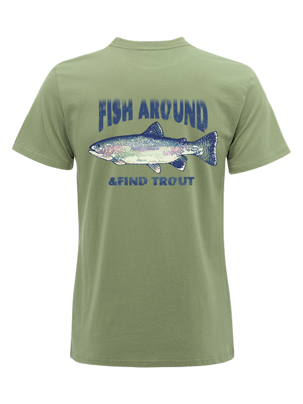 Fish Around and Find Trout Vintage Cotton Tee