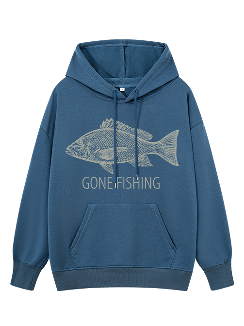 Gone Fishing Catch You Later Classic Hoodie