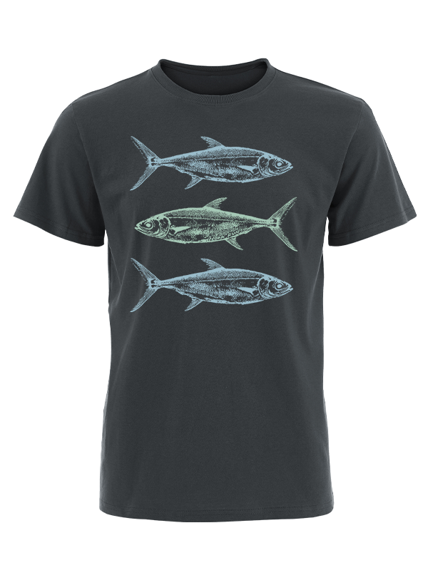 The Sea Trio Under Moonlight Unisex Cotton Tee