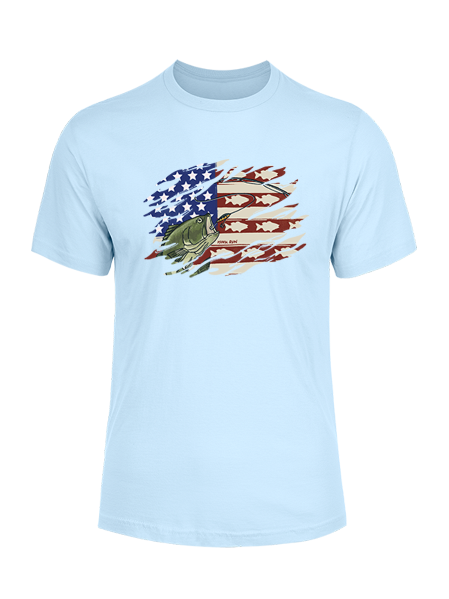 Patriot Bass Angler Unisex Cotton Tee