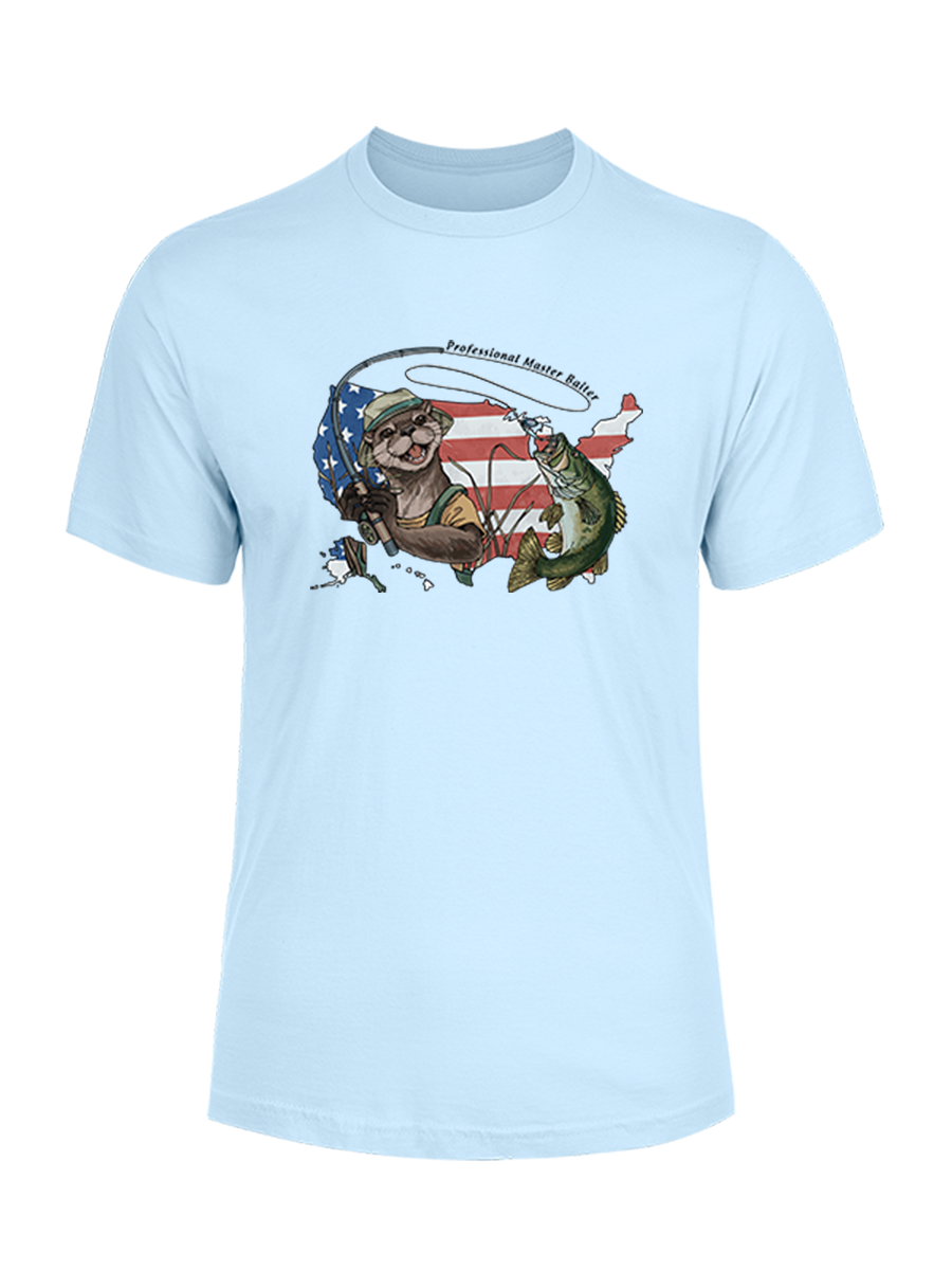 Otter vs Bass Unisex Cotton Tee