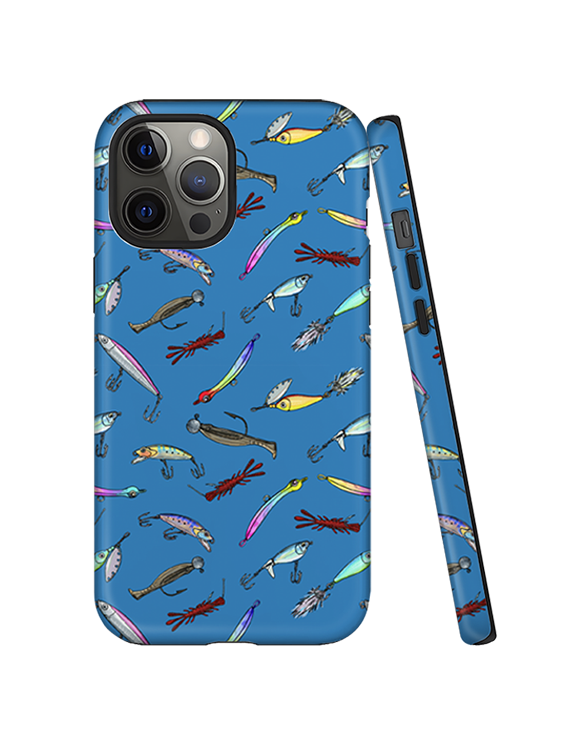 Stylish Colorful Fishing Lure Full Print iPhone Case