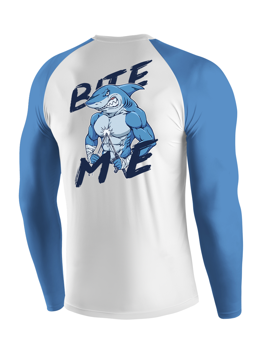 Rebel Shark Bite Me UPF Long Sleeve