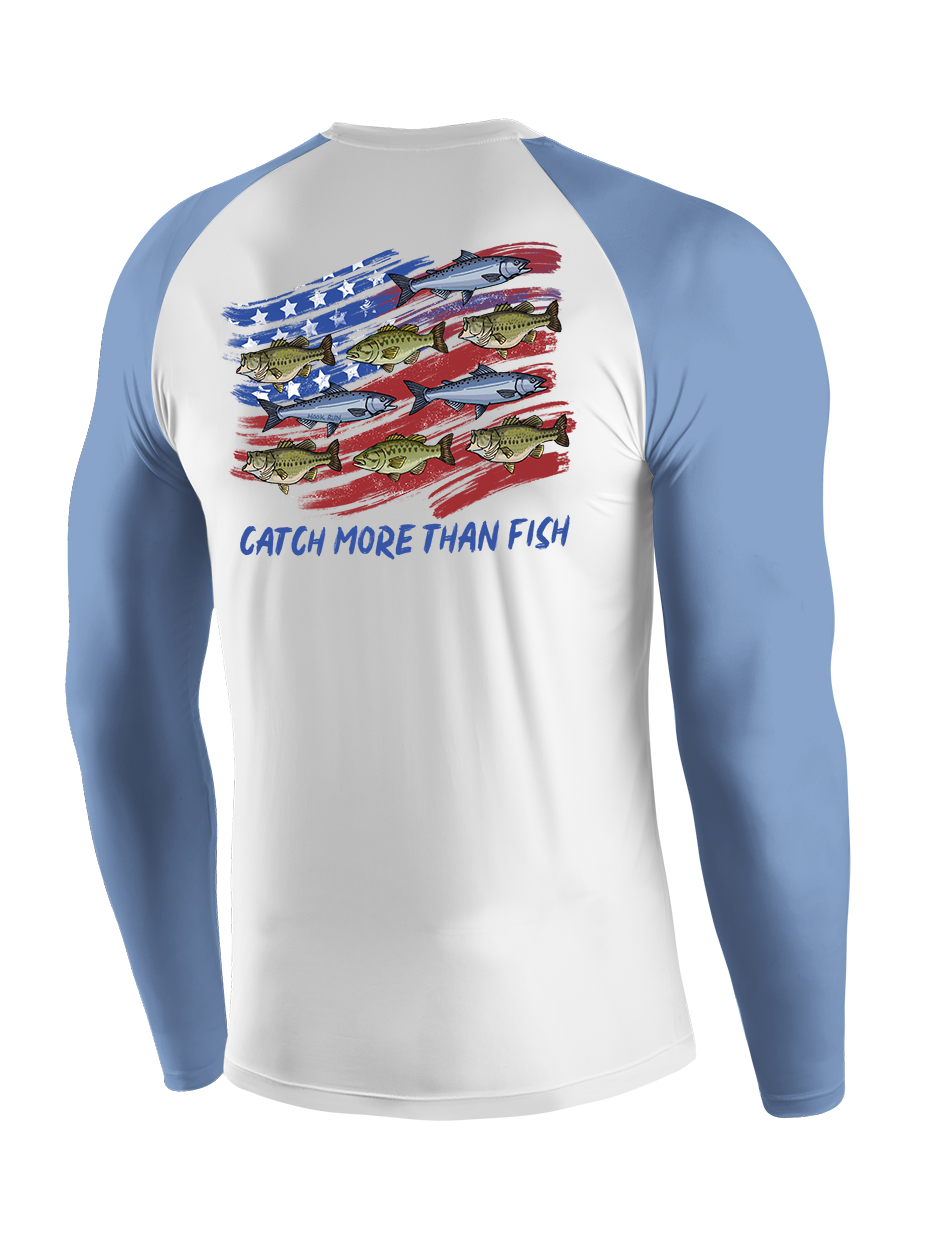Patriotic Waters Unleashed UPF Long Sleeve