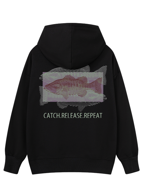 Fishing Dreams in Fingerprints Classic Hoodie