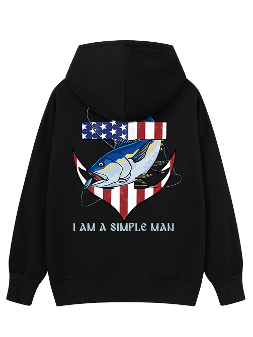 Simple Man Strong Faith Classic Hoodie