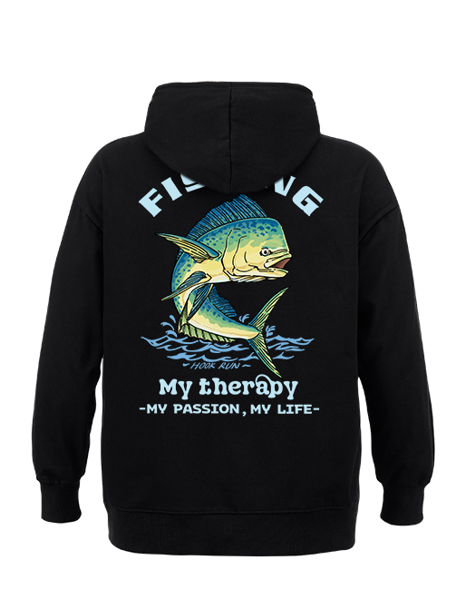 Fishing Is My Therapy Classic Hoodie