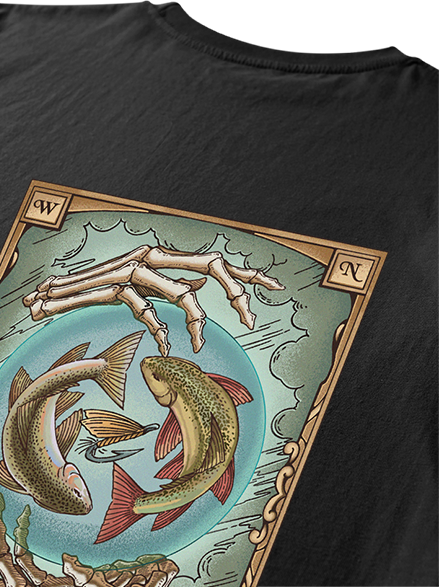 The Circle of Life Enchanted Trout Unisex Cotton Tee