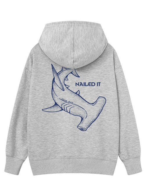 Nailed It Funny Hammerhead Shark  Classic Hoodie