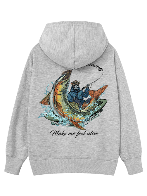 Fishing Make Me Feel Alive Classic Hoodie