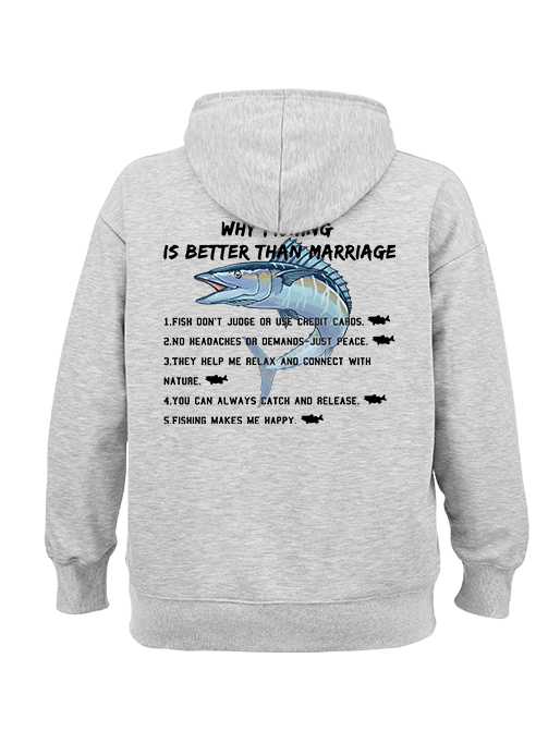 Fishing Over Marriage Classic Hoodie