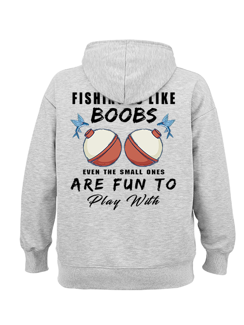 Fishing is Like Boobs Classic Hoodie