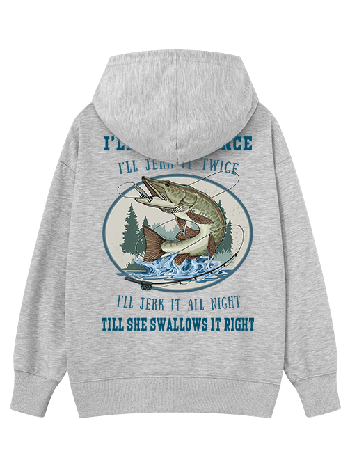Keep Jerking Till She Bites Classic Hoodie