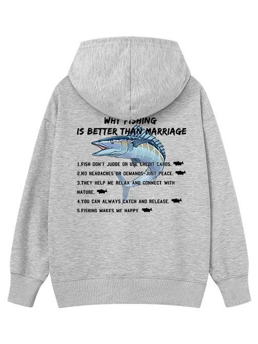 Fishing Over Marriage Classic Hoodie