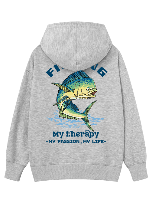 Fishing Is My Therapy Classic Hoodie