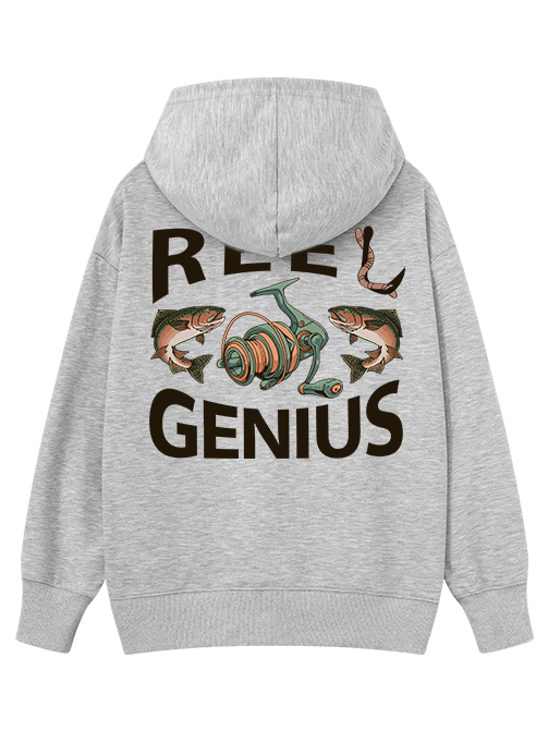 Reel Genius Funny Fishing Classic Hoodie