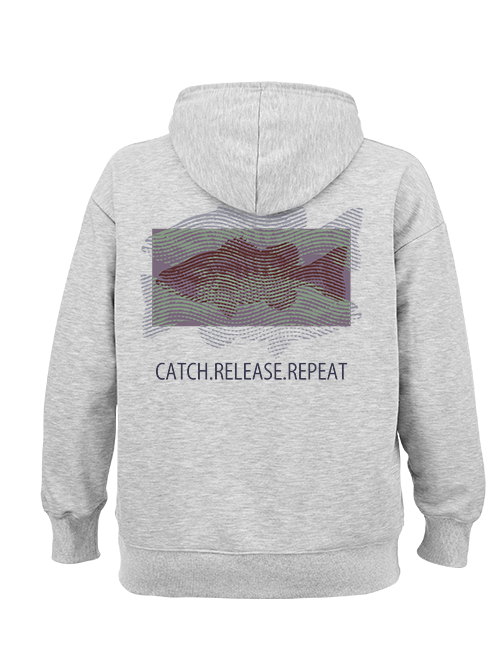 Fishing Dreams in Fingerprints Classic Hoodie