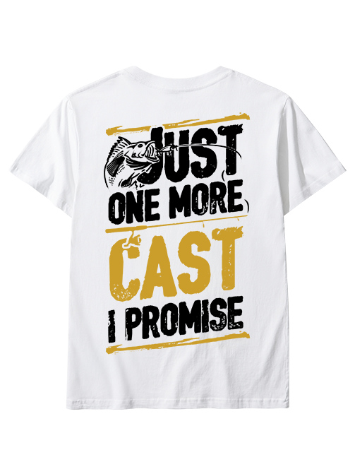 Just One More Cast Fishing Unisex Classic Cotton Tee