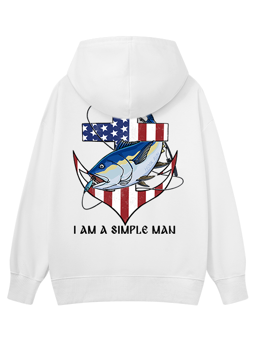 Simple Man Strong Faith Classic Hoodie