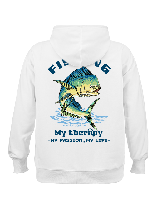 Fishing Is My Therapy Classic Hoodie