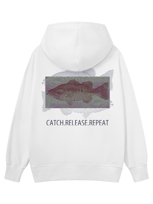 Fishing Dreams in Fingerprints Classic Hoodie
