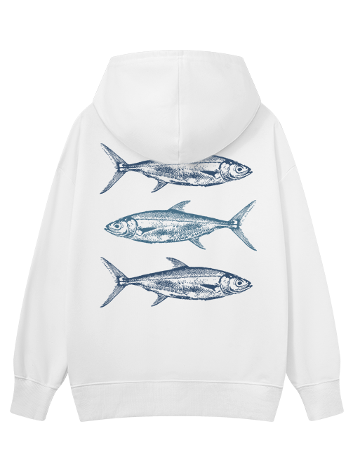 The Sea Trio Under Moonlight Classic Hoodie