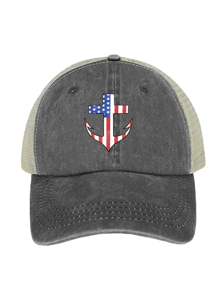 Leap of Faith Unisex Vintage Washed Meshback Hat
