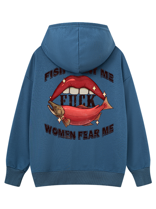 Fish Want Me Women Fear Me Classic Hoodie