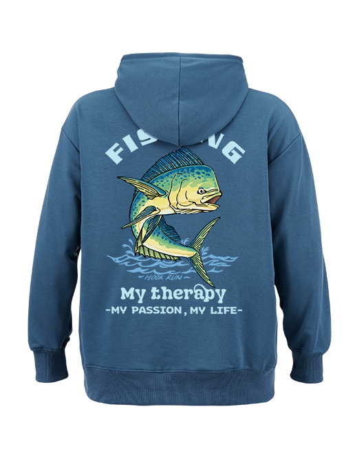 Fishing Is My Therapy Classic Hoodie