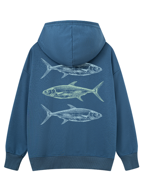 The Sea Trio Under Moonlight Classic Hoodie