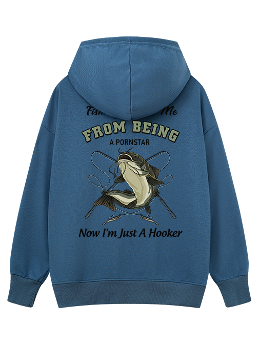 Fishing Saved Me Classic Hoodie