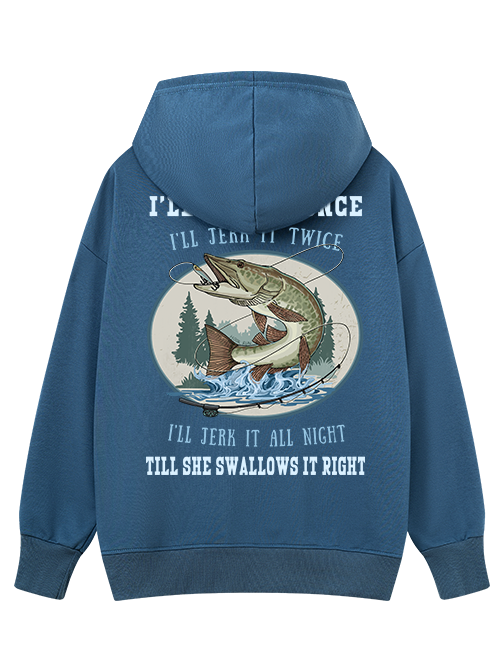 Keep Jerking Till She Bites Classic Hoodie