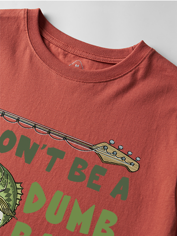 Don't Be a Dumb Bass Vintage Cotton Tee