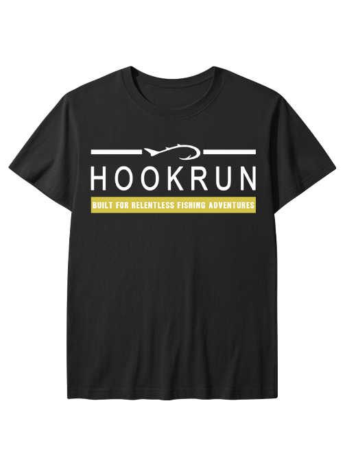 Hookrun Built For Relentless Fishing Adventures Unisex Classic Cotton Tee