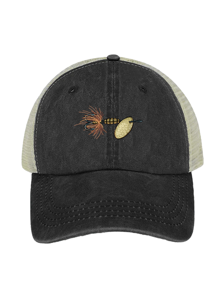 Who is My Prey Unisex Vintage Washed Meshback Hat